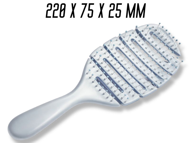 Розчіска масажна зігзаг з отворами 220х75х25мм 4820001002998 фото
