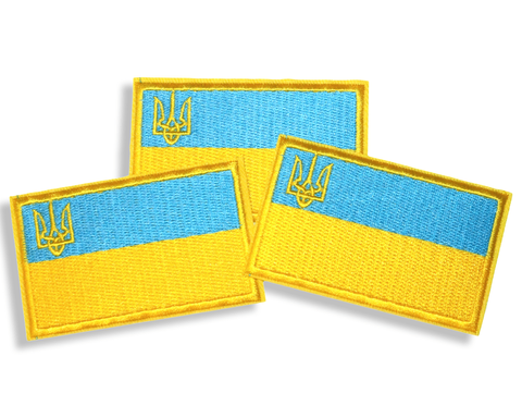 Аплікація для одягу нашивка Прапор України №1/7.5х4.5см 4820001002847 фото