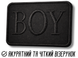 Аплікація для одягу нашивка №219 чорний прямокутник BOY 9шт/7.5х5.5см 4820001003033 фото 8