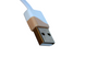 Кабель для зарядки и синхронизации плоский Lightning с USB 3.0/1м Бежевый 4820001001257 фото 4