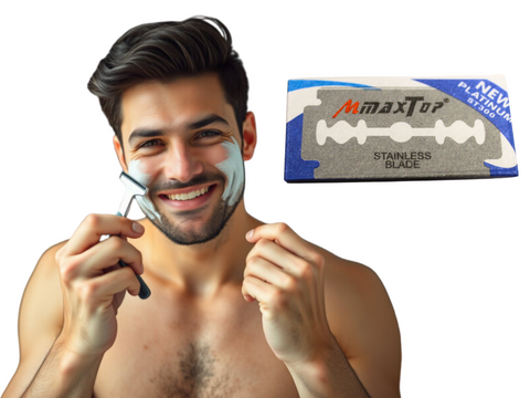 Лезвия MaxTop из нержавеющей стали на планшете 100шт/20 коробок 4820001002918 фото