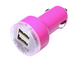 Зарядка автомобильная в прикуриватель 2 USB/2.1A/1A Малиновый 4820000000945 фото