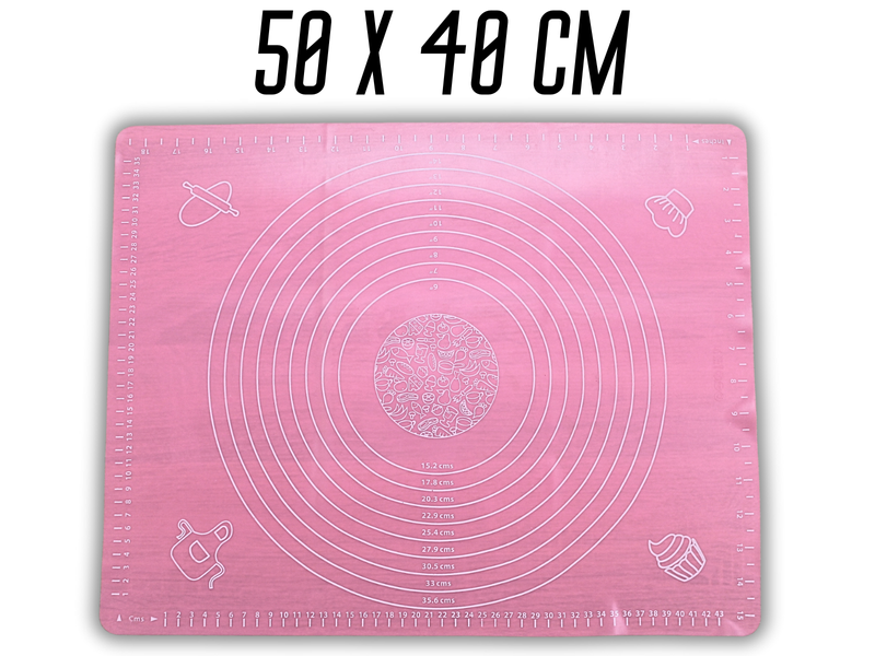 Коврик для теста силиконовый с разметкой 50х40см 4820001001582 фото