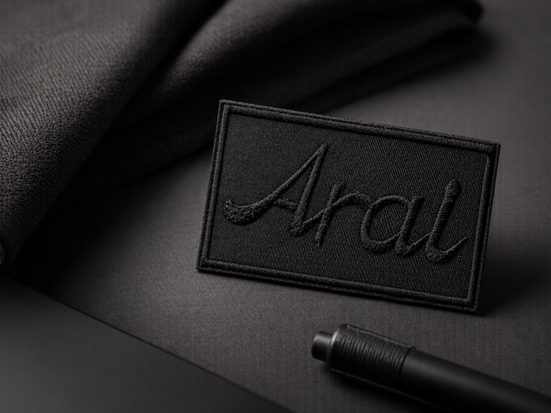 Аплікація для одягу нашивка №221 чорний прямокутник Arai 9шт/10х6см 4820001003035 фото