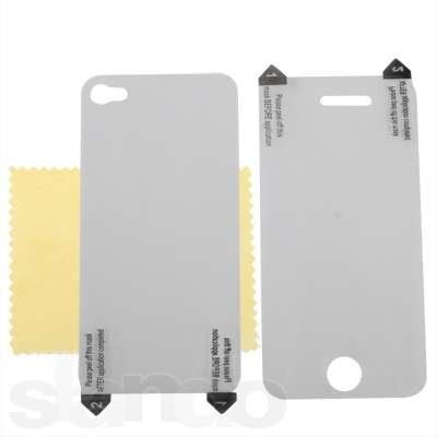 Пленка защитная для Iphone 4/4s на дисплей и заднюю панель 2шт 4820000000946 фото