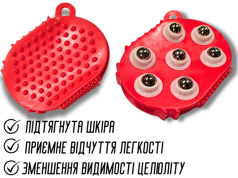 Массажер силиконовый антицеллюлитный с металлическими вставками&nbsp;10х15см Синий 4820001001667 фото