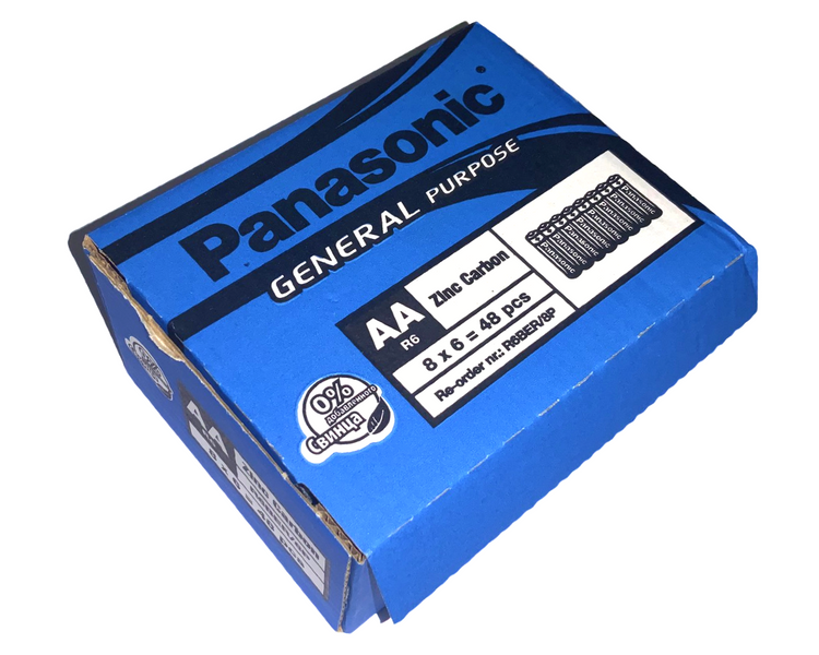Батарейка пальчикова Panasonic R6BE/AA/1.5V 1шт 4820001002244 фото