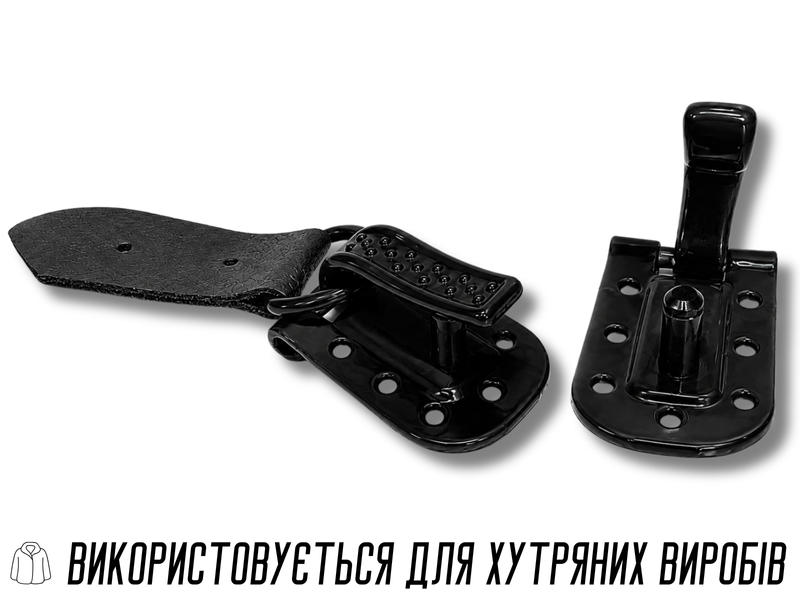 Крючок шубный черный 3см х 1см 4820000000071 фото