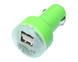 Зарядка автомобильная в прикуриватель 2 USB/2.1A/1A Салатовый 4820000000945 фото