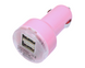 Зарядка автомобильная в прикуриватель 2 USB/2.1A/1A Розовый 4820000000945 фото