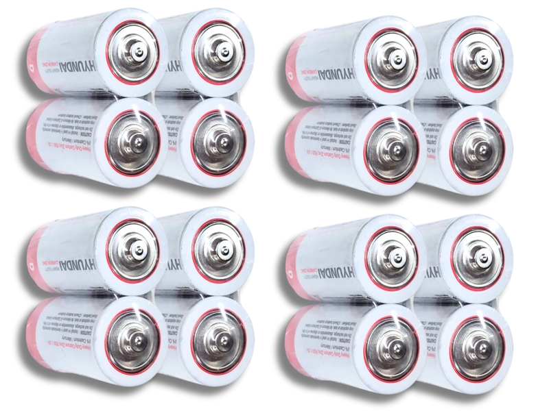 Батарейки Hyundai Heavy Duty R20 Карбон-Цинк, 1.5V, 3,42&times;6,15см/2шт 4820001003038 фото