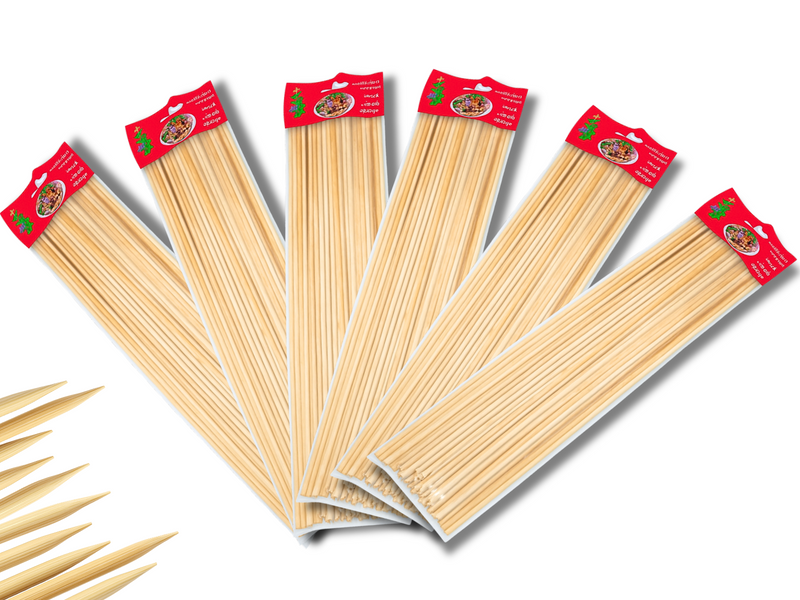 Палочки/шпажки шашлычные бамбуковые 40см/&Oslash;0.4см/&asymp;40шт 4820001001812 фото
