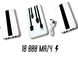 Power Bank Viaking GB059 10000 мАг портативний акумулятор із ліхтариком індикатором зарядки та 4 кабелями Білий 4820001002751 фото 3