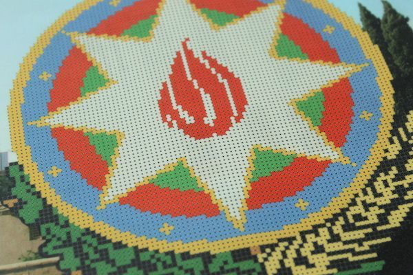 Схема для вышивания бисером на габардине/атласе с подклеенным флизом 40х30см/А3 I-3003 (Маки) 4820000000967 фото