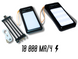 Power Bank Viaking Y158 10000 мАг портативний акумулятор з прожекторною панеллю та 4 кабелями Чорний 4820001002750 фото 5