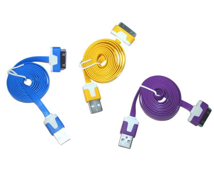 Кабель для Apple різні кольори USB/30mm/1м Червоний 4820000001061 фото