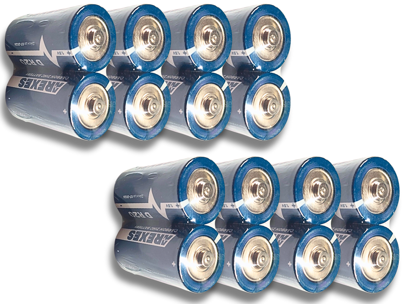 Батарейки AREXES D R20 Карбон-Цинк, 1.5V, 3,42&times;6,15см/2шт 4820001002981 фото