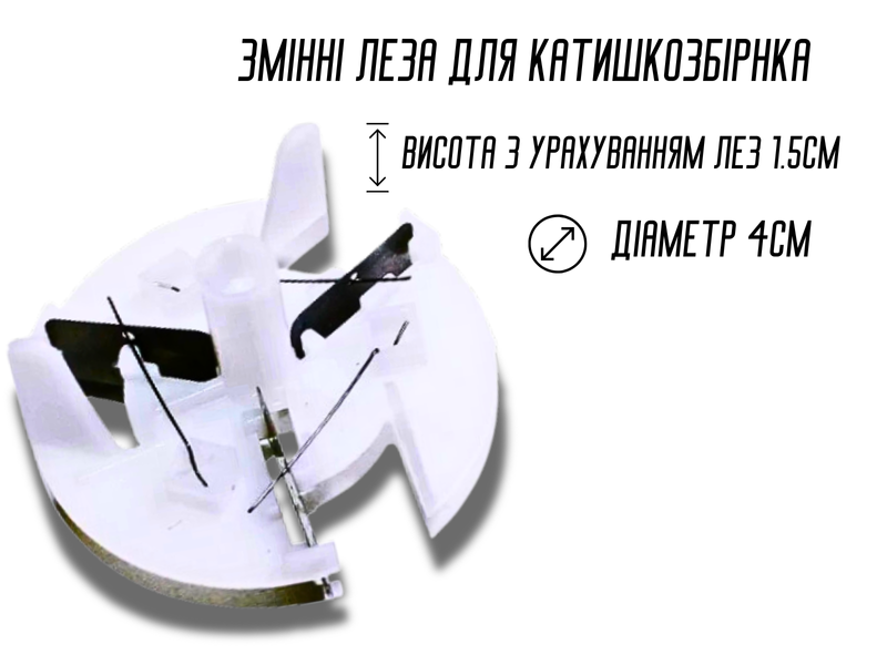 Запасне лезо для катишозбірників 4см 4820001002158 фото