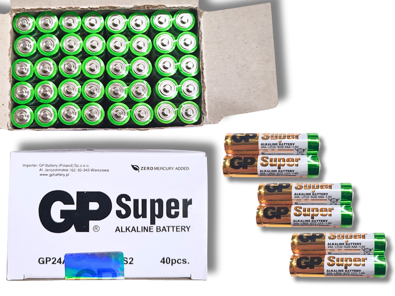 Батарейка мізинчикова алкалінова GP Super Alkaline, 1.5V, AAA 2шт 4820001002982 фото