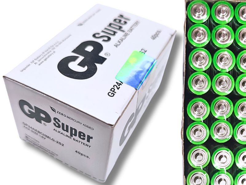 Батарейка мізинчикова алкалінова GP Super Alkaline, 1.5V, AAA 2шт 4820001002982 фото