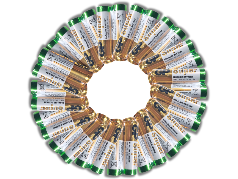 Батарейка пальчиковая щелочная GP Super Alkaline, 1.5V, AA 2шт 4820001002983 фото