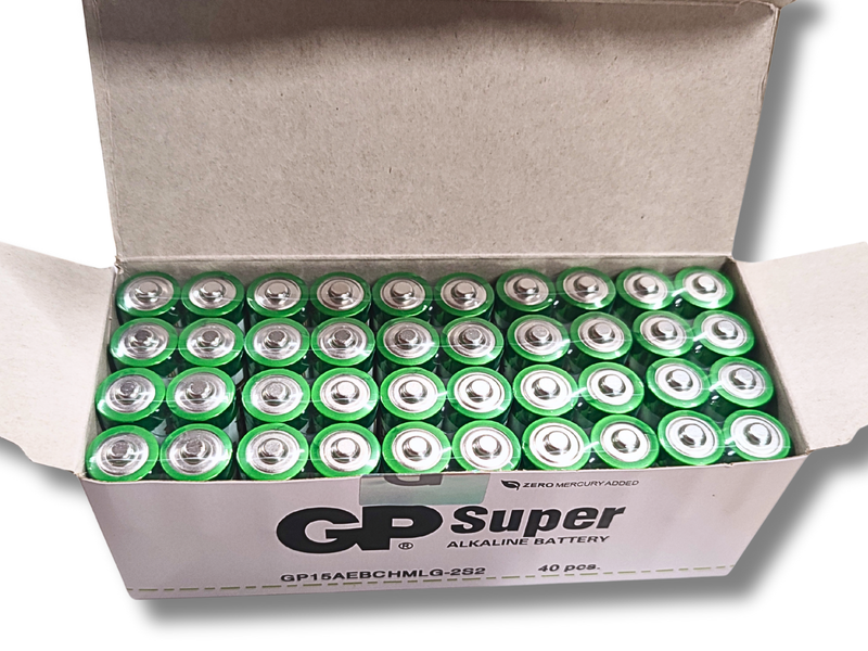 Батарейка пальчиковая щелочная GP Super Alkaline, 1.5V, AA 2шт 4820001002983 фото