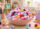 Помпони для творчості &Oslash;1.5см/100шт Бордовий 4820001003055 фото 12