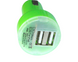 Зарядка автомобильная в прикуриватель 2 USB/2.1A/1A Салатовый 4820000000945 фото 5