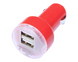 Зарядка автомобильная в прикуриватель 2 USB/2.1A/1A Красный 4820000000945 фото