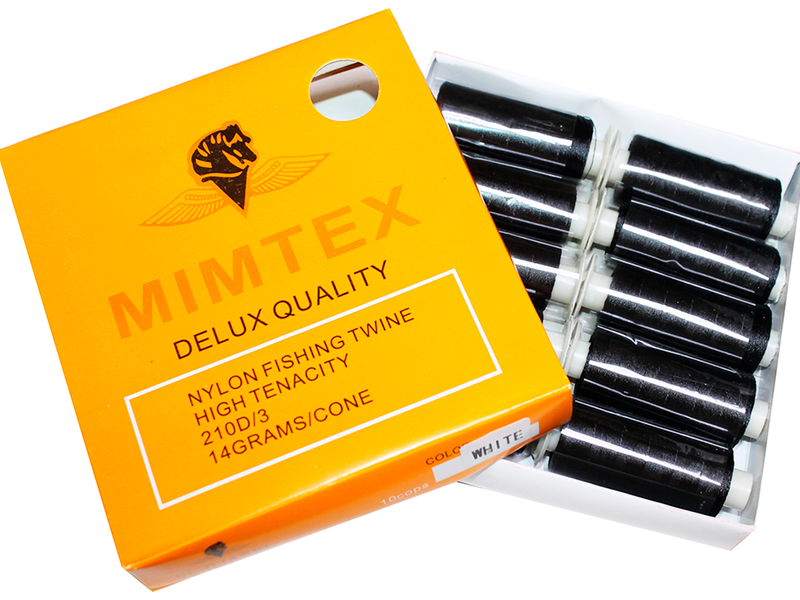 Нитки для бісеру Mimitex чорні 150D упаковка 10шт 4820001002107 фото