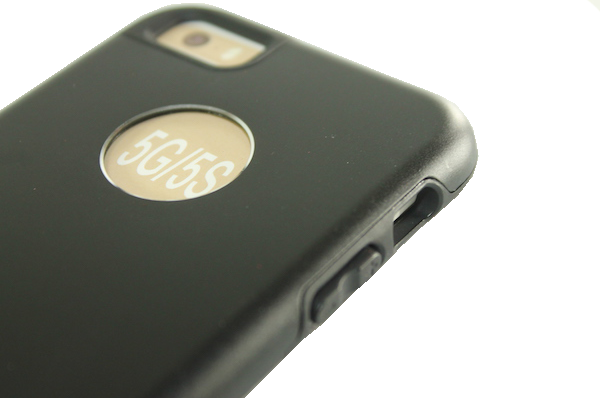 Чехол на Apple IPhone 5/5S/SE задняя крышка металлическая/Черный 4820000001090 фото