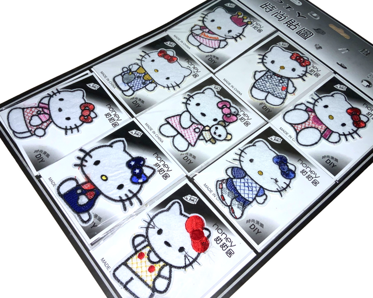 Аппликация для одежды нашивка №113 Hello Kitty 9шт/6х8см 4820001002303 фото