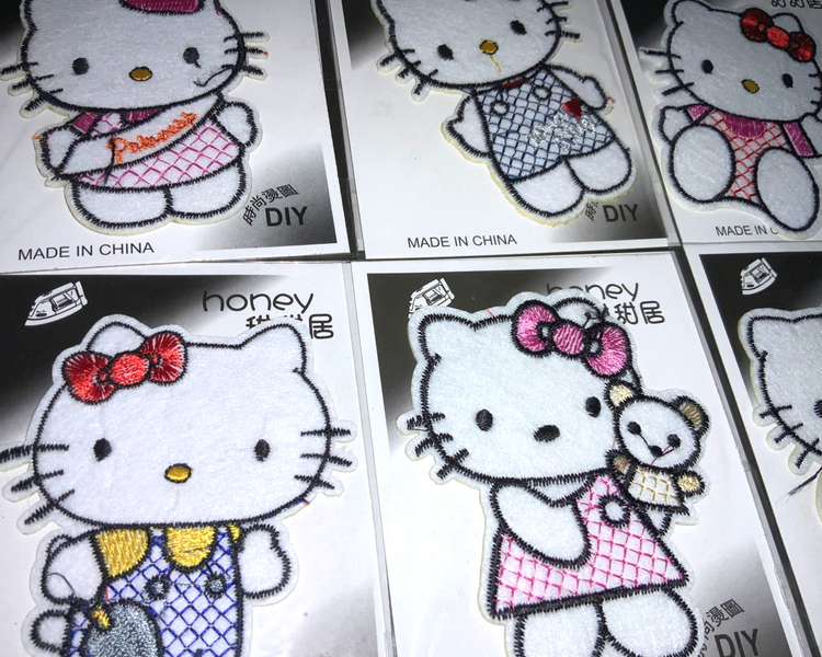 Аппликация для одежды нашивка №113 Hello Kitty 9шт/6х8см 4820001002303 фото