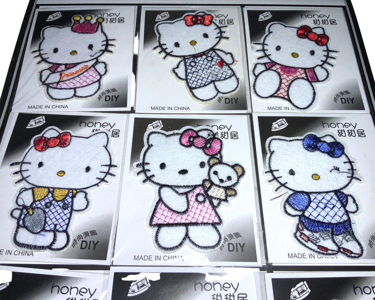 Аппликация для одежды нашивка №113 Hello Kitty 9шт/6х8см 4820001002303 фото