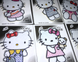 Аппликация для одежды нашивка №113 Hello Kitty 9шт/6х8см 4820001002303 фото 3