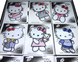 Аппликация для одежды нашивка №113 Hello Kitty 9шт/6х8см 4820001002303 фото 5