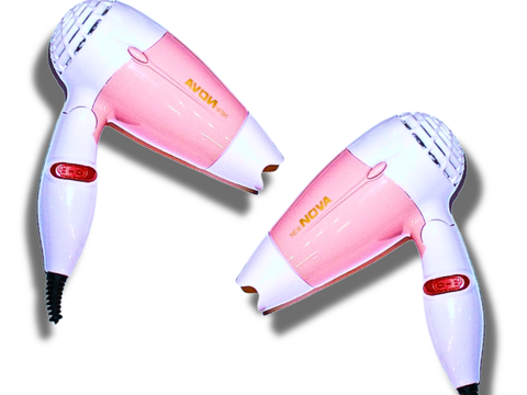 Фен дорожный раскладной для волос с насадкой NOVA NV-662/1000W/13см/17см Голубой 4820001002755 фото