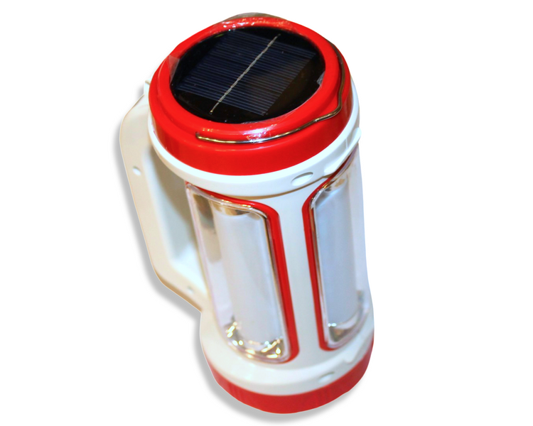 Ліхтар D-5158 ручний переносний на сонячній батареї PowerBank/USB/15Вт/18см/7.5см/3Вт/15Вт 4820001002743 фото