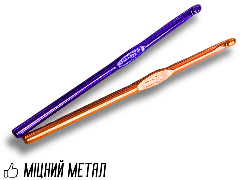 Гачки металеві кольорові набір 12шт/№2-№8 4820000000235 фото