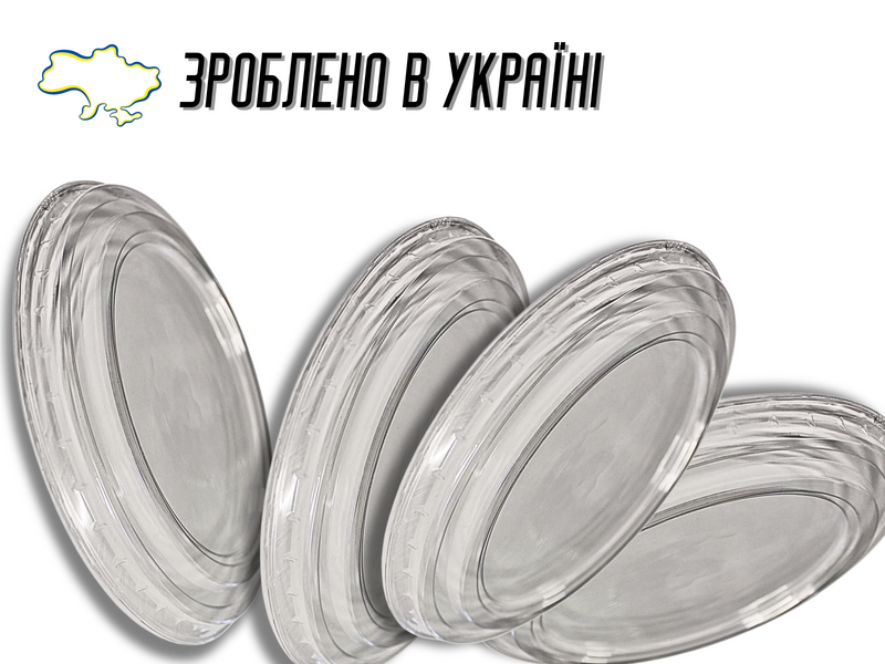 Кришка для одноразвого посуду пластикова 750мл/16см 4820001002890 фото