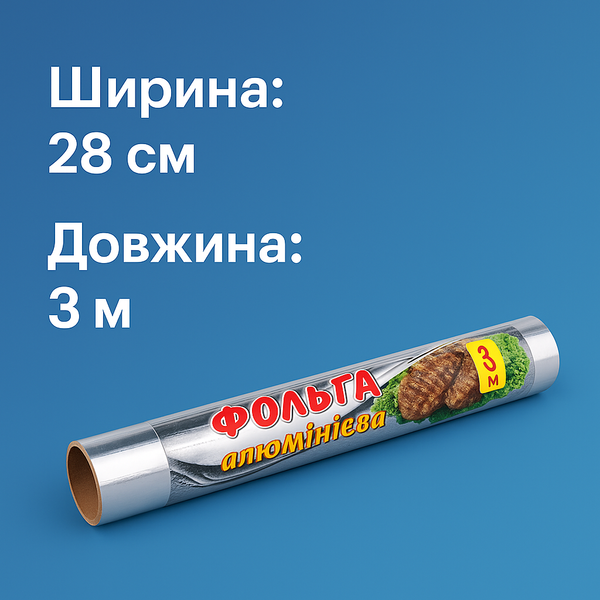 Фольга пищевая 28см/3м 4820001002971 фото