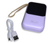 Power Bank Viaking Y148 10000 мАг портативний акумулятор зі світлодіодним дисплеєм ліхтариком та 4 кабелями Чорний 4820001002749 фото 13