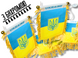 Флажок на присоске с бахромой UKRAINE 12х8см 4820000000930 фото 3