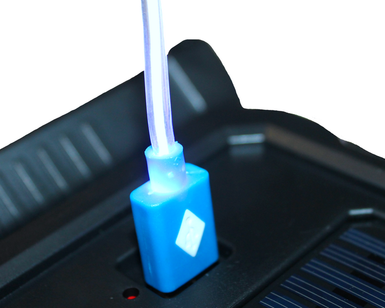 Кабель USB to micro USB с подсветкой наконечников 1м Зеленый 4820000000940 фото
