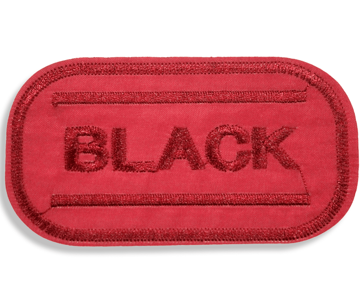 Аплікація для одягу нашивка №210 Black кольоровий 9шт/6х8см 4820001002799 фото