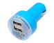 Зарядка автомобильная в прикуриватель 2 USB/2.1A/1A Голубой 4820000000945 фото 1