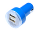 Зарядка автомобильная в прикуриватель 2 USB/2.1A/1A Синий 4820000000945 фото