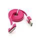 Кабель для Apple різні кольори USB/30mm/1м Малиновий 4820000001061 фото