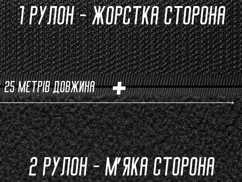 Липучка черная 10см/25м 4820001002995 фото