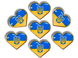Значок флаг с гербом (сердце) 28х27х10мм 4820001003002 фото 13